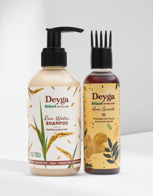 Deyga Rice Water Shampoo & Hair Oil 