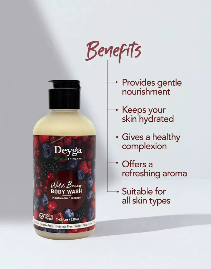 Wild Berry Body Wash - 220ml