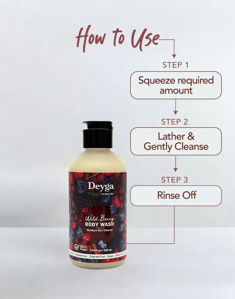 Wild Berry Body Wash - 220ml
